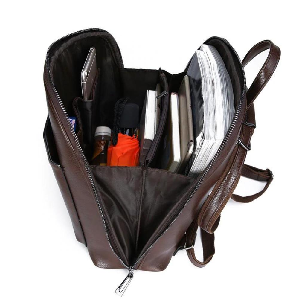 Simply's | Classic Leather Backpack