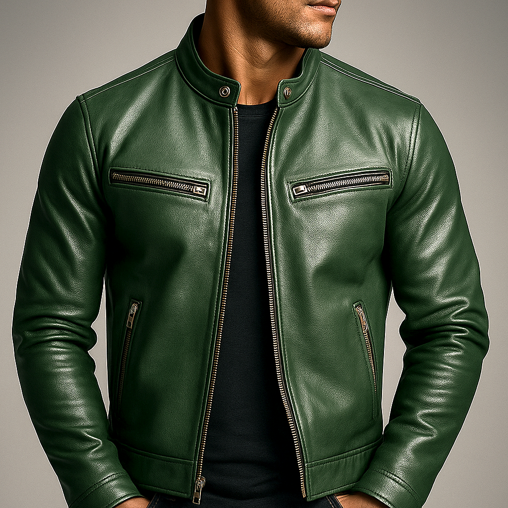 The Hawthorne™ | Premium Vintage Leather Everyday Jacket