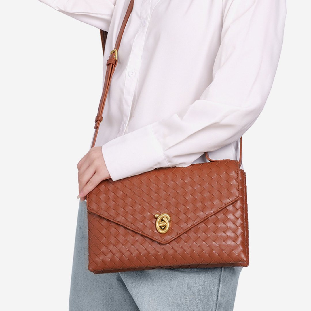 Velvet Crest Handbag