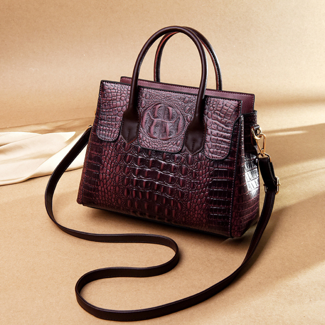 Bronze Plume Handbag