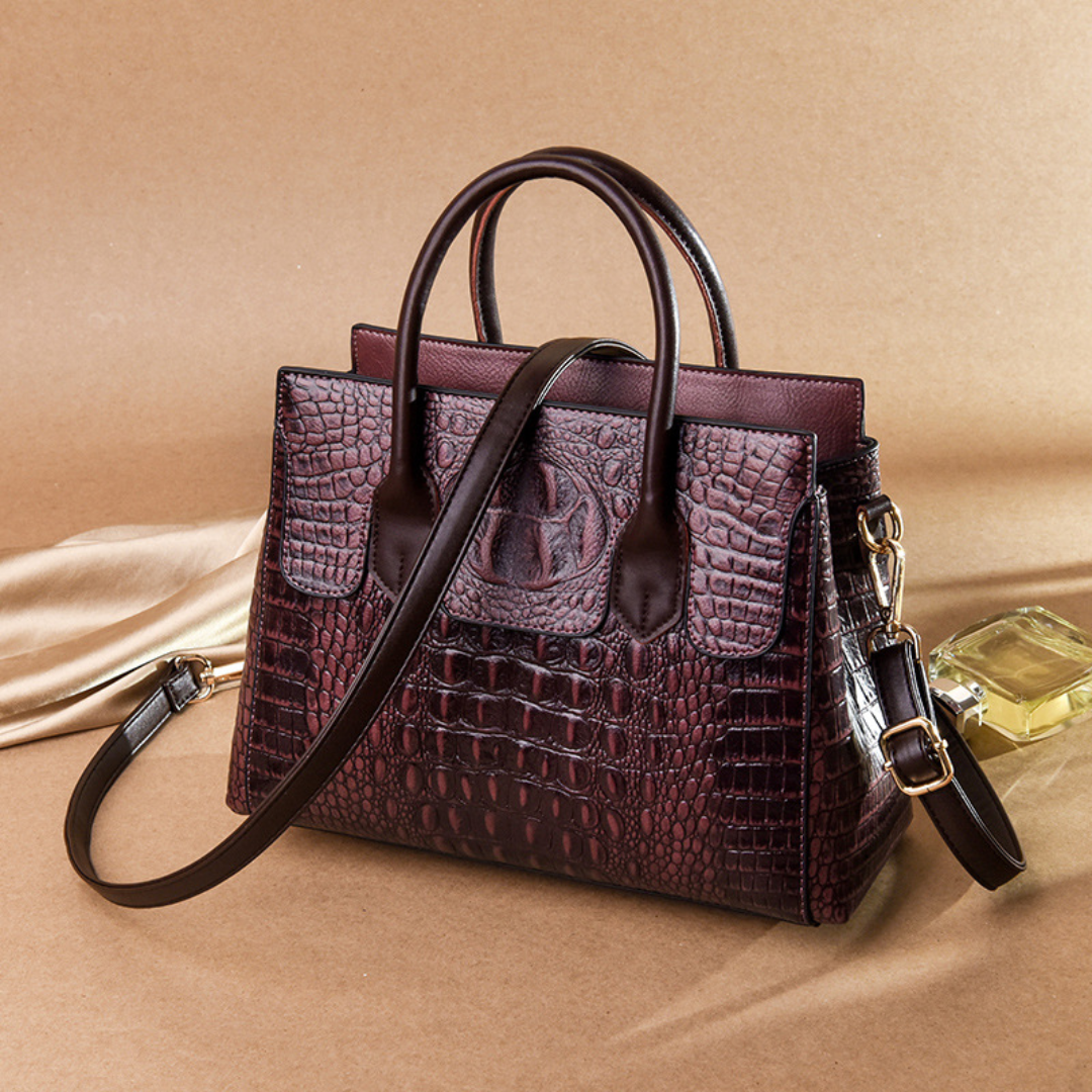 Bronze Plume Handbag