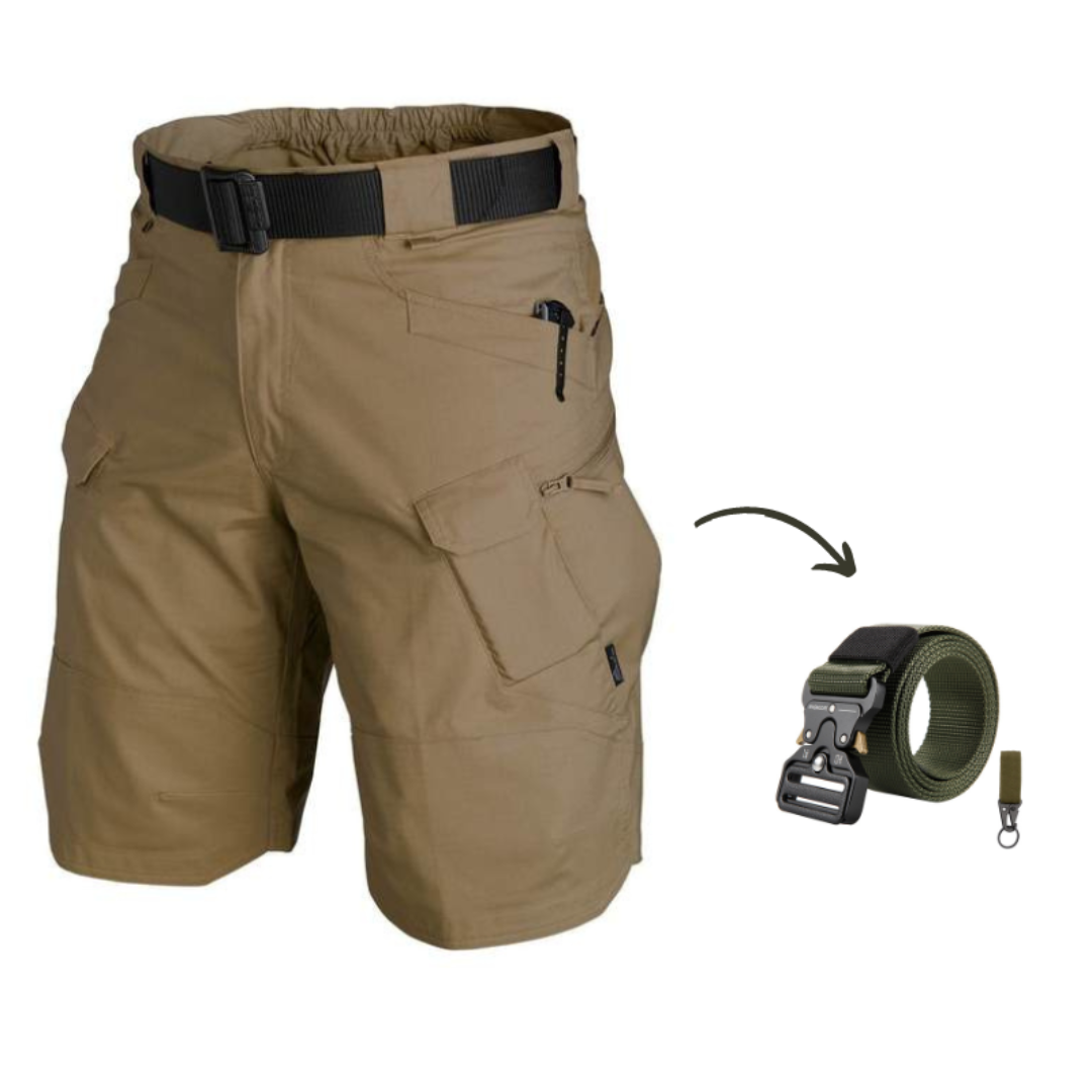 Alexander | Cargo Combat Shorts With Belt