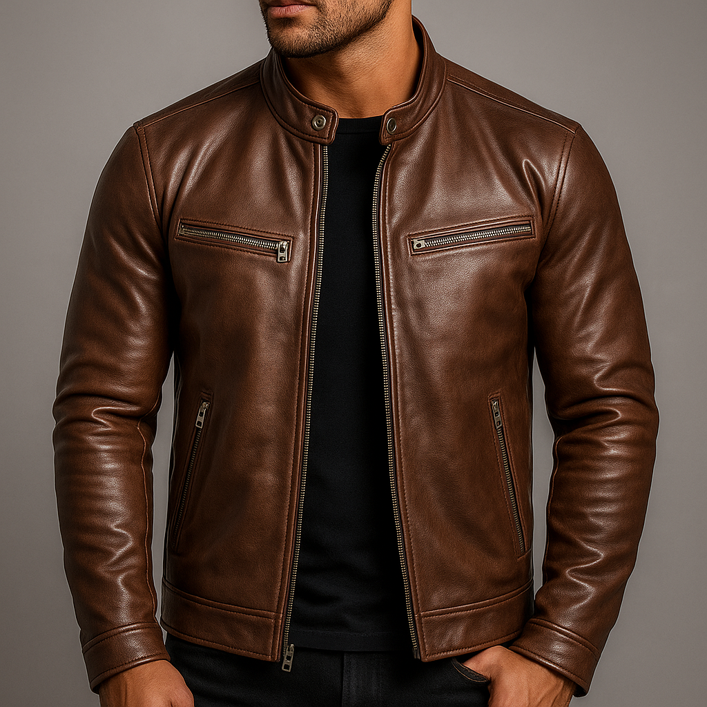 The Hawthorne™ | Premium Vintage Leather Everyday Jacket