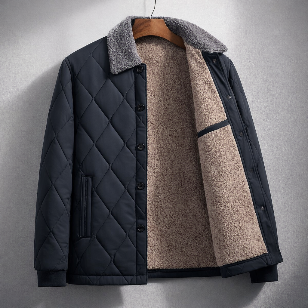 CHARLES | QUILTED FLEECE JACKET