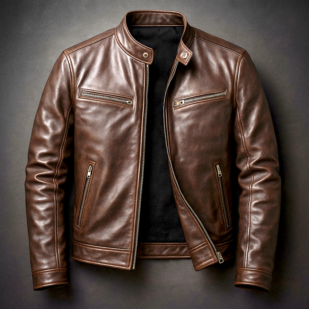 The Hawthorne™ | Premium Vintage Leather Everyday Jacket