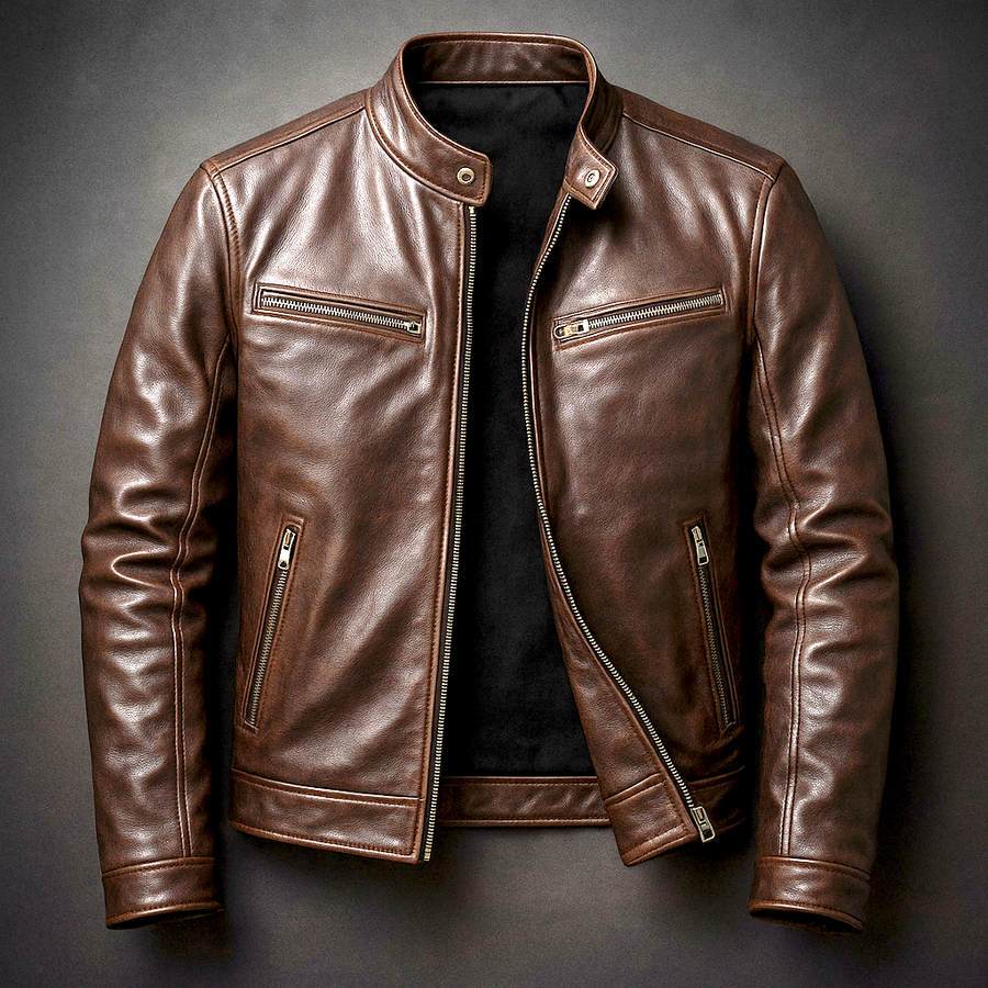 The Hawthorne™ | Premium Vintage Leather Everyday Jacket