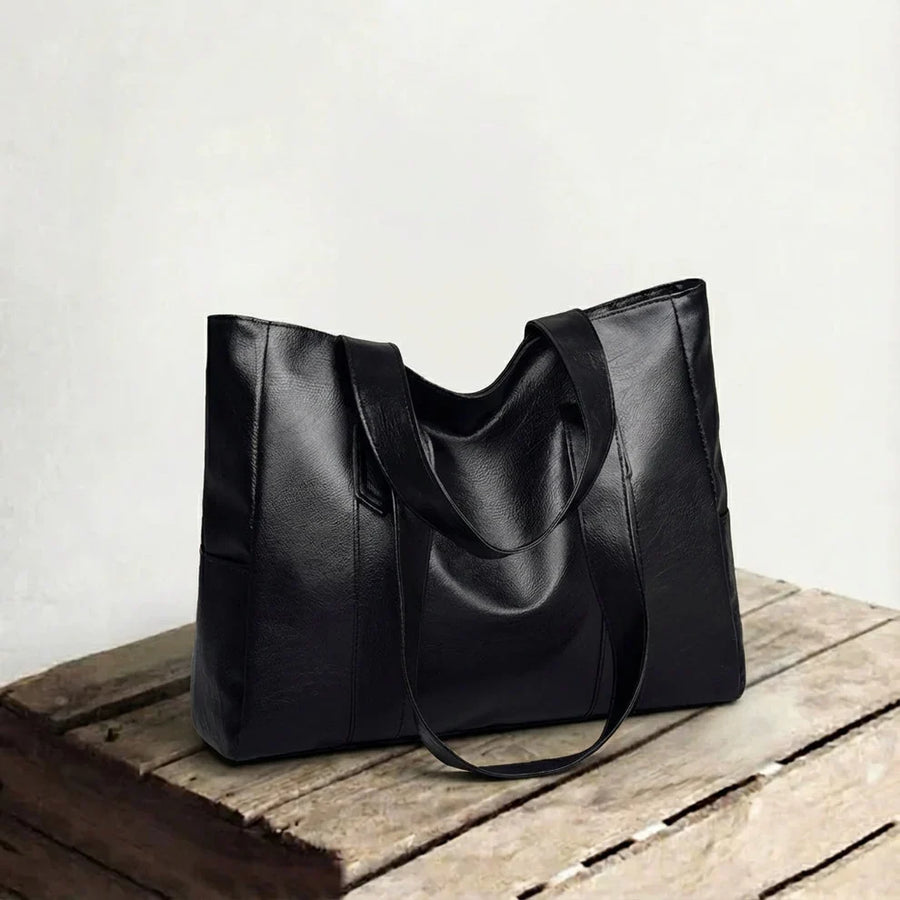 Martha | Solid Leather Handbag