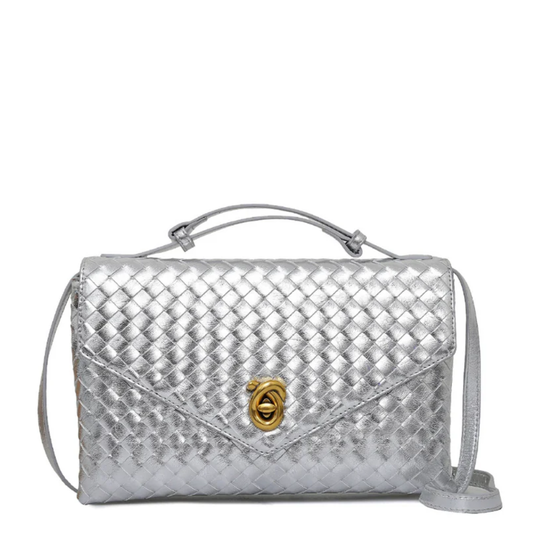 Velvet Crest Handbag