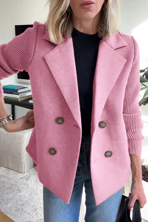 Sasha™ | Ribbed Blazer Coat