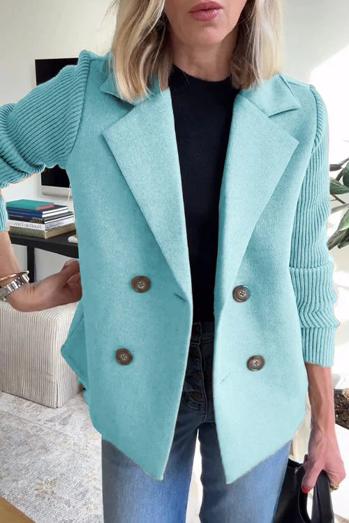 Sasha™ | Ribbed Blazer Coat