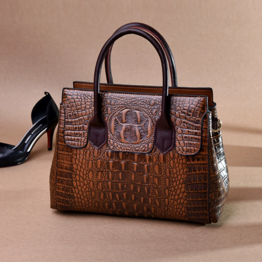 Bronze Plume Handbag