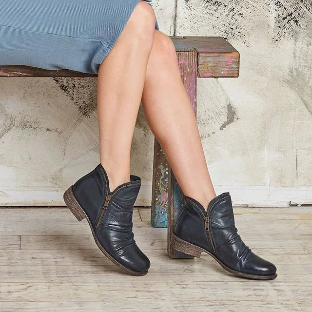 WOMEN ZIPPER WATERPROOF ANKLE-SUPPORT BOOTS 2026