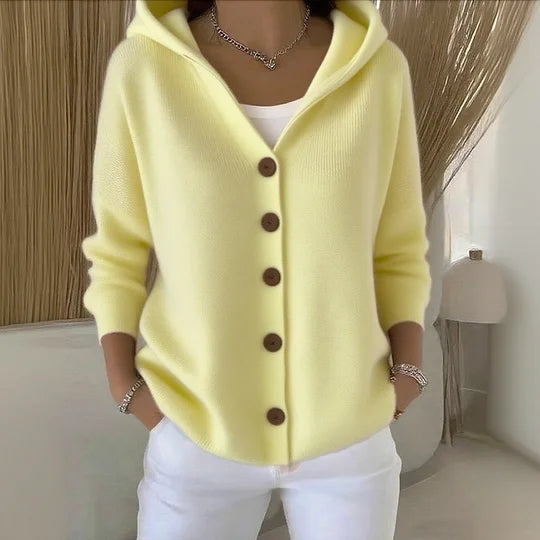 Zulo Cotton Hooded Cardigan