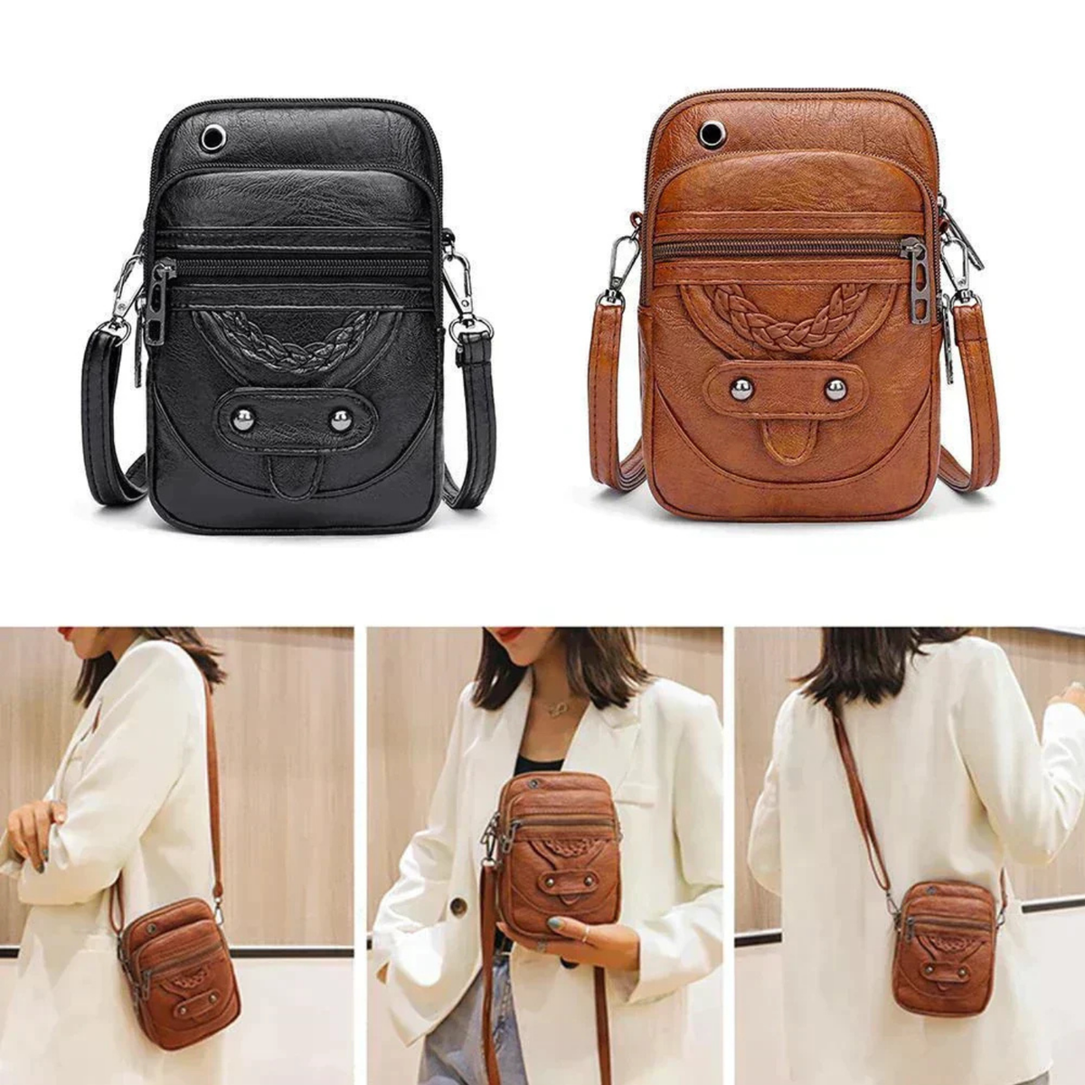 Vellana | Vintage Leather Shoulder Bag