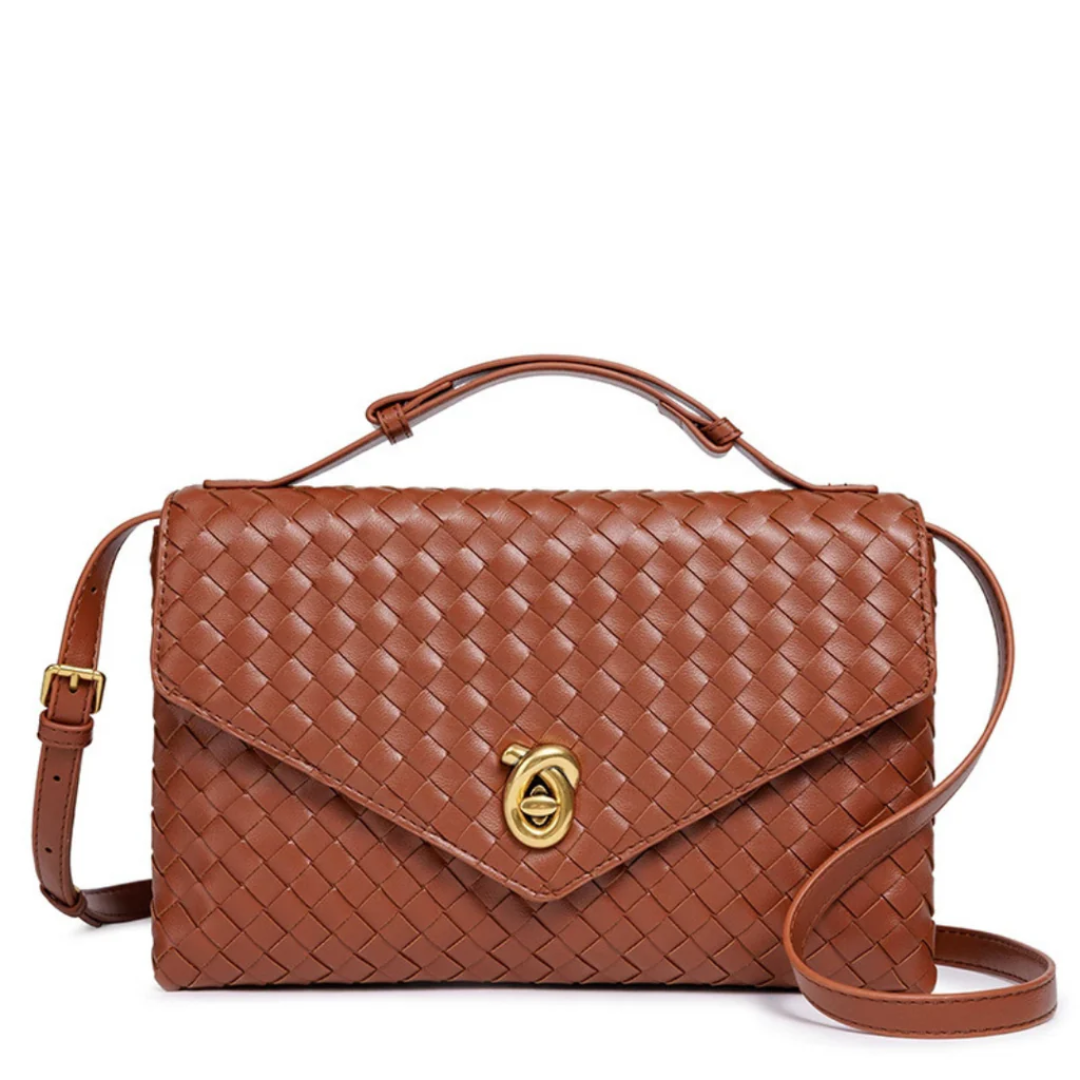 Velvet Crest Handbag