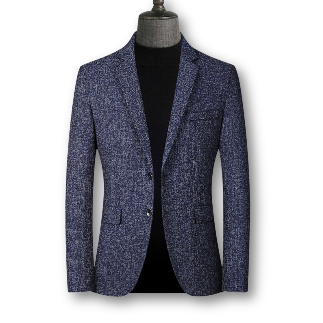 Jaxon | Elegant Tartan Fabric Blazer
