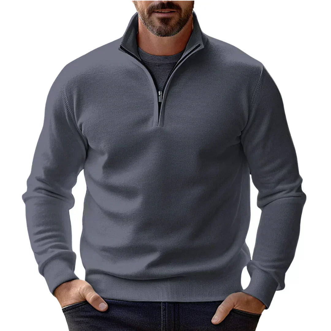 David | Zip-Up Sweater