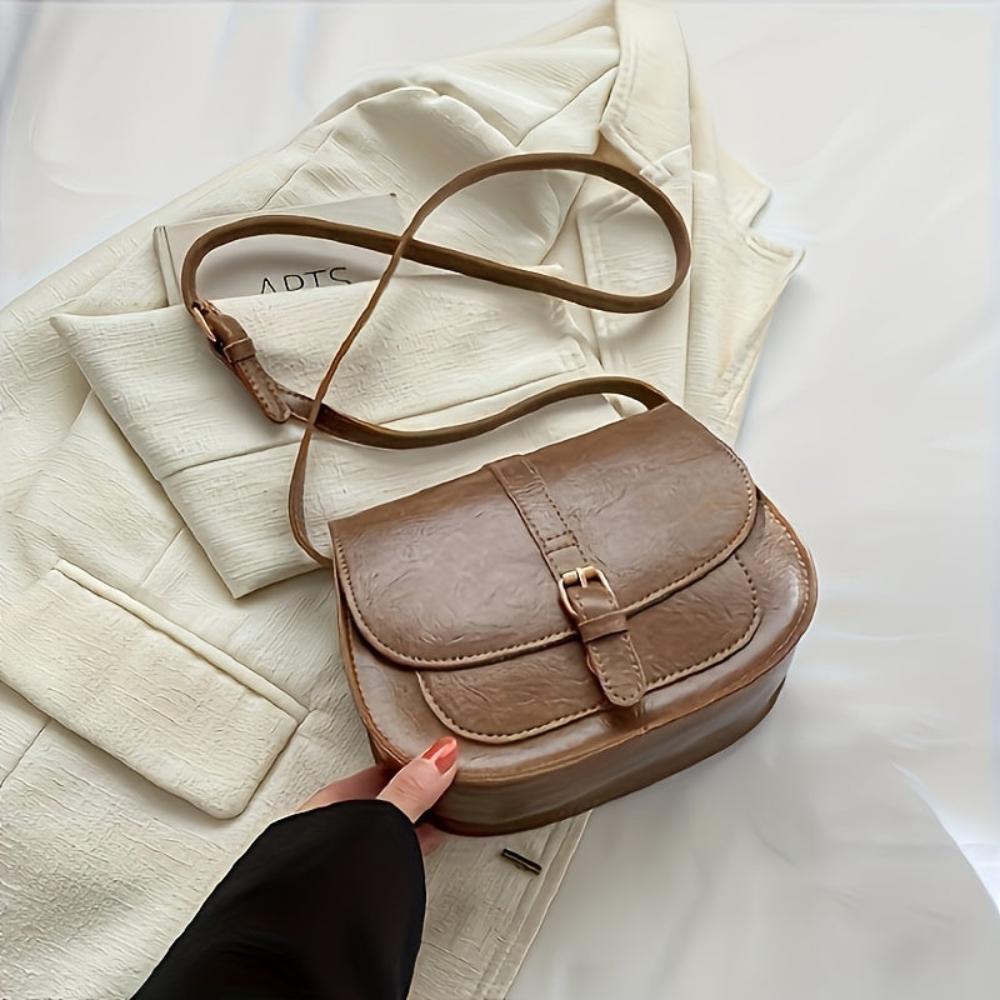 Evelyn | Compact en stijlvol — Leren Zadeltas