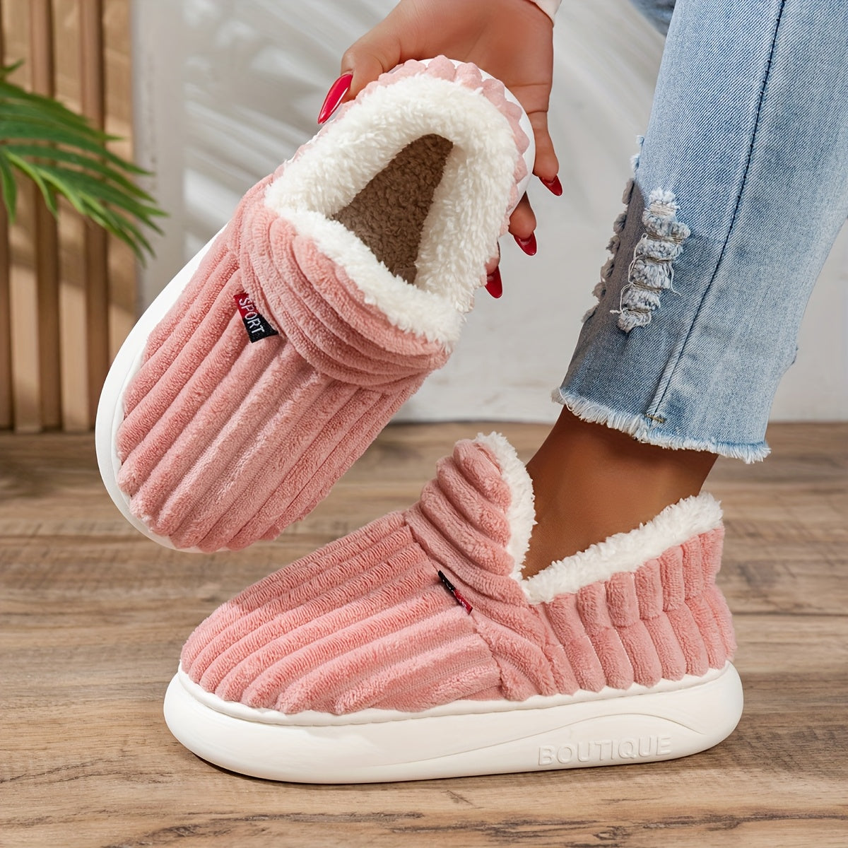 Emily | Soft-Lined House Slippers