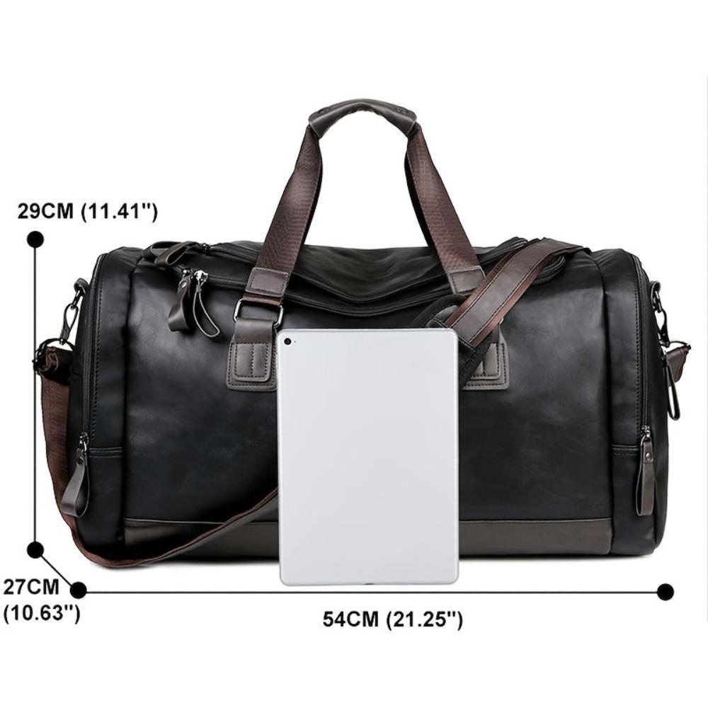 Everett | Grote duffle bag voor reizen van Echt Leer