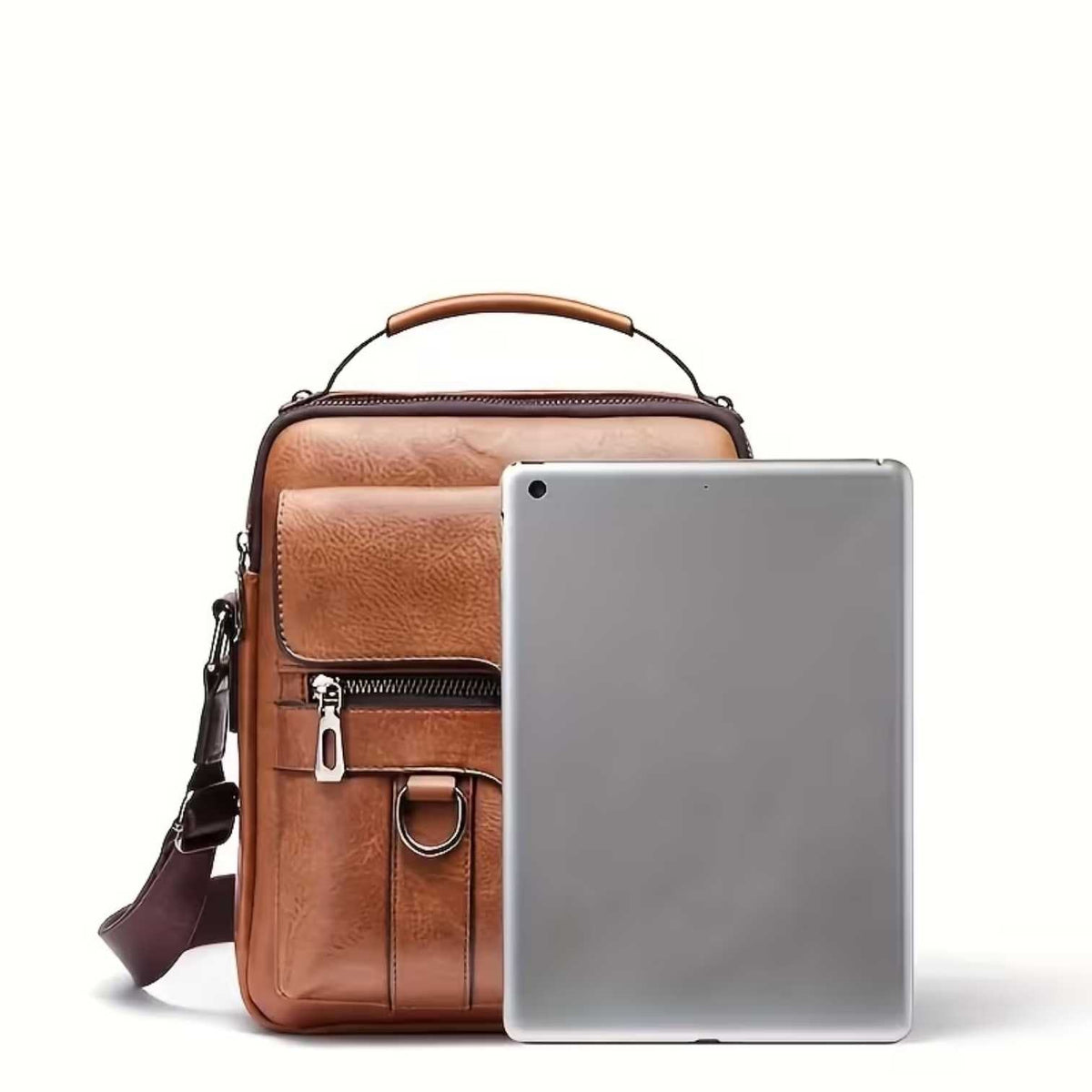 Milan | Solid Shoulder Bag | Real Leather
