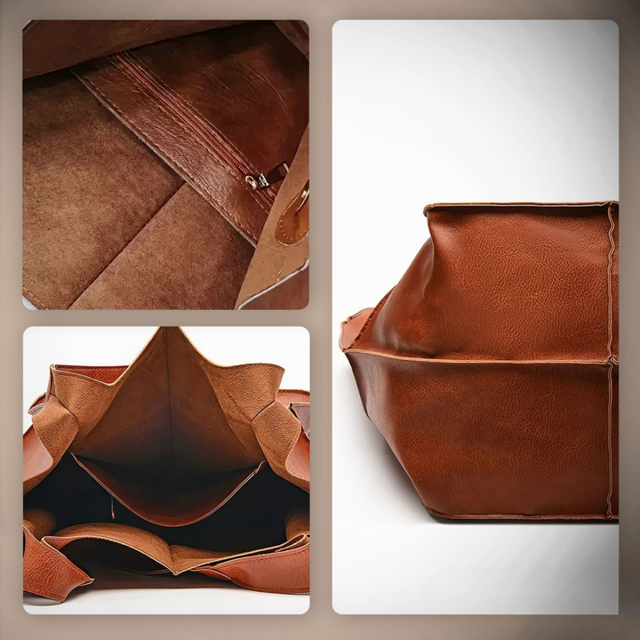 Laura | Spacious Leather Bag