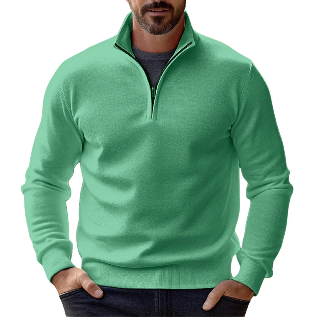 David | Zip-Up Sweater