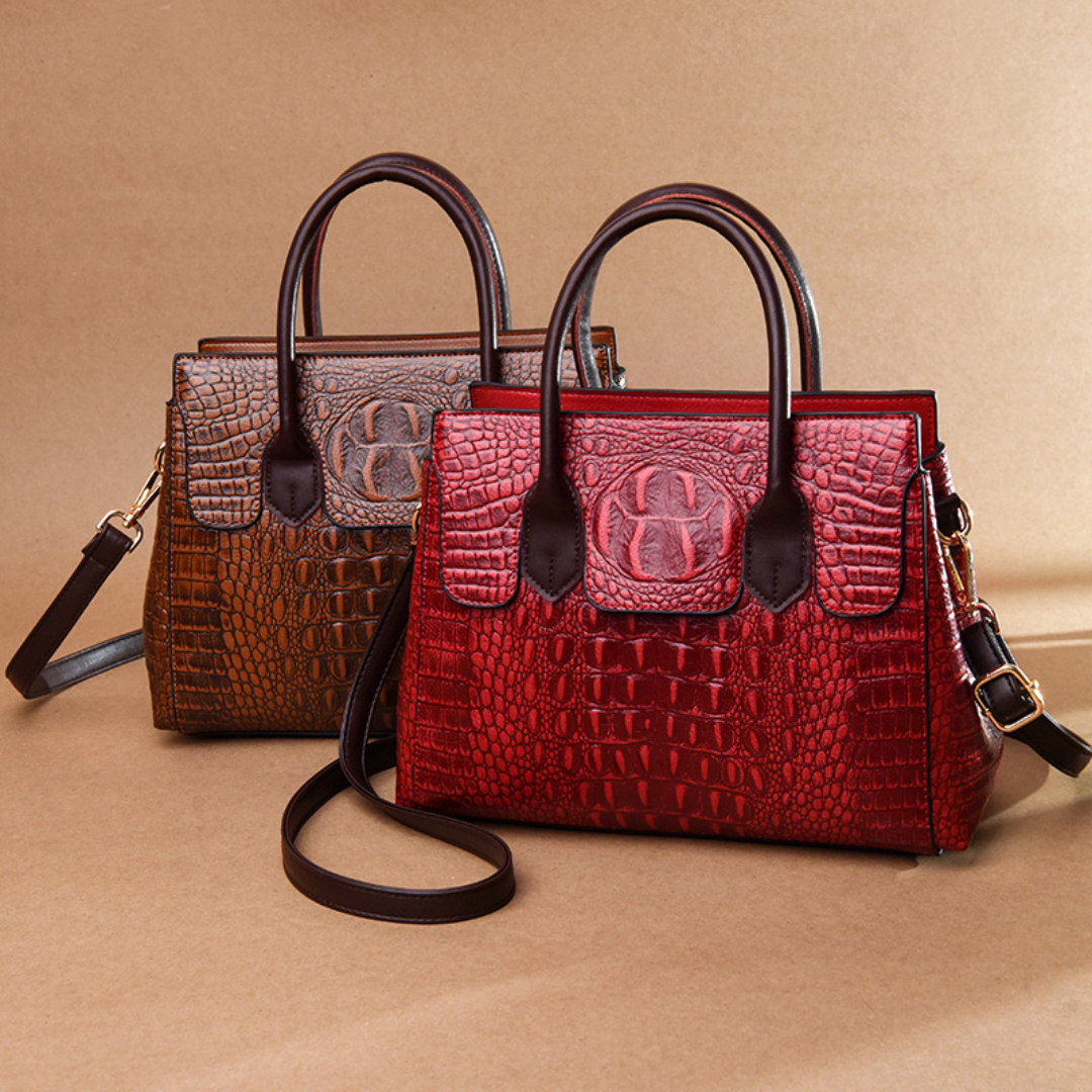 Bronze Plume Handbag