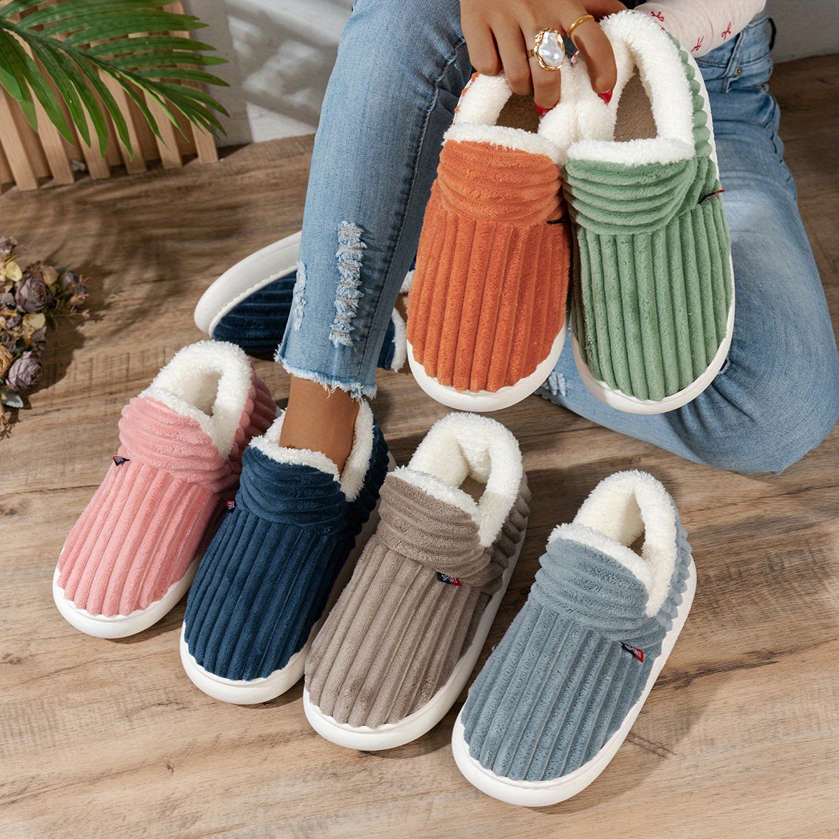 Emily | Soft-Lined House Slippers