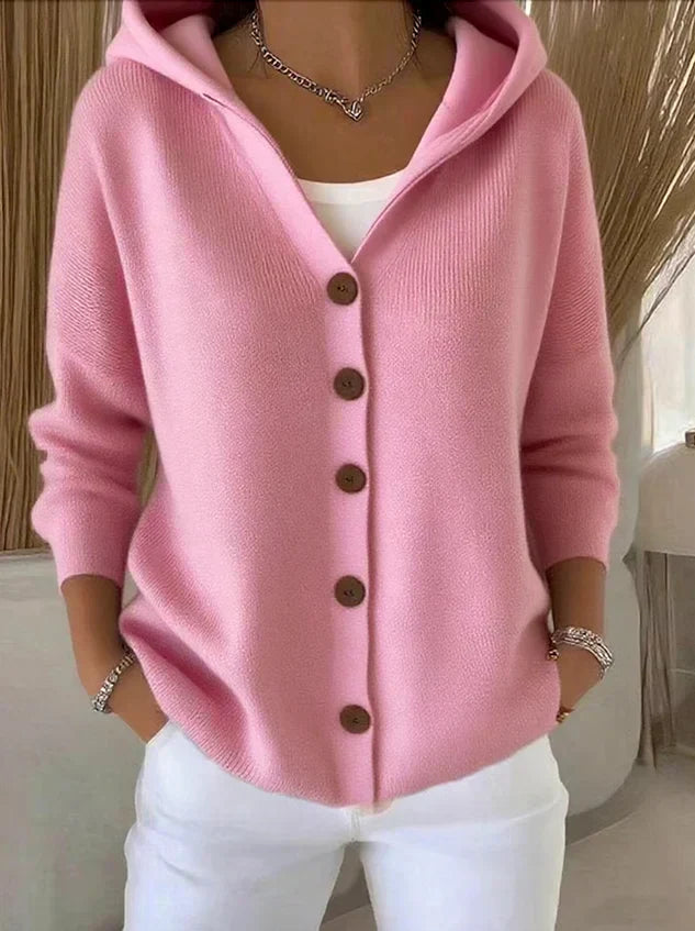 Zulo Cotton Hooded Cardigan