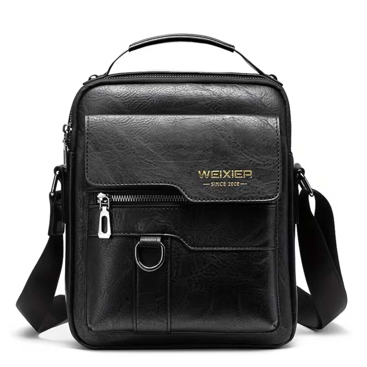 Milan | Solid Shoulder Bag | Real Leather