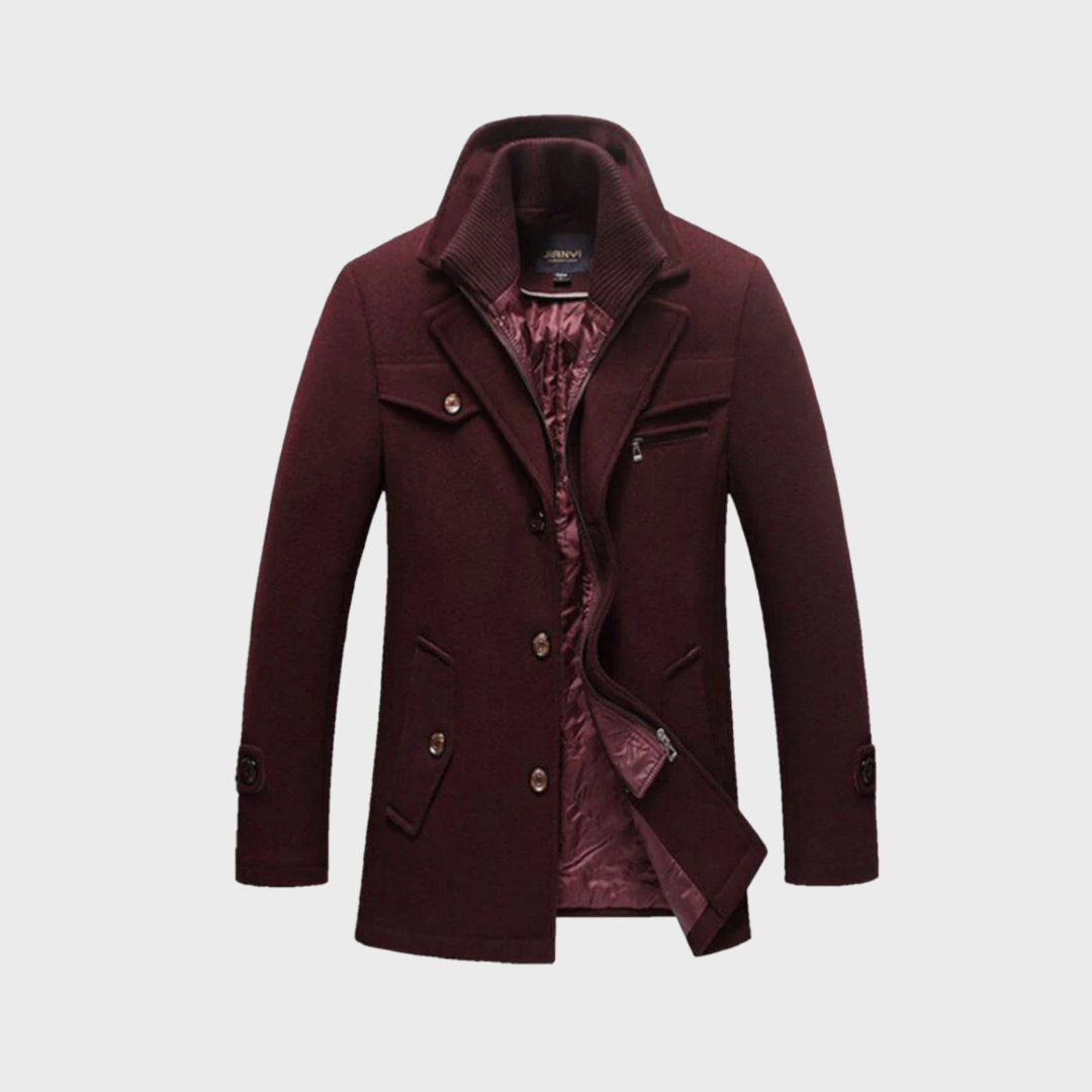 Raphael | Classic Wool Peacoat