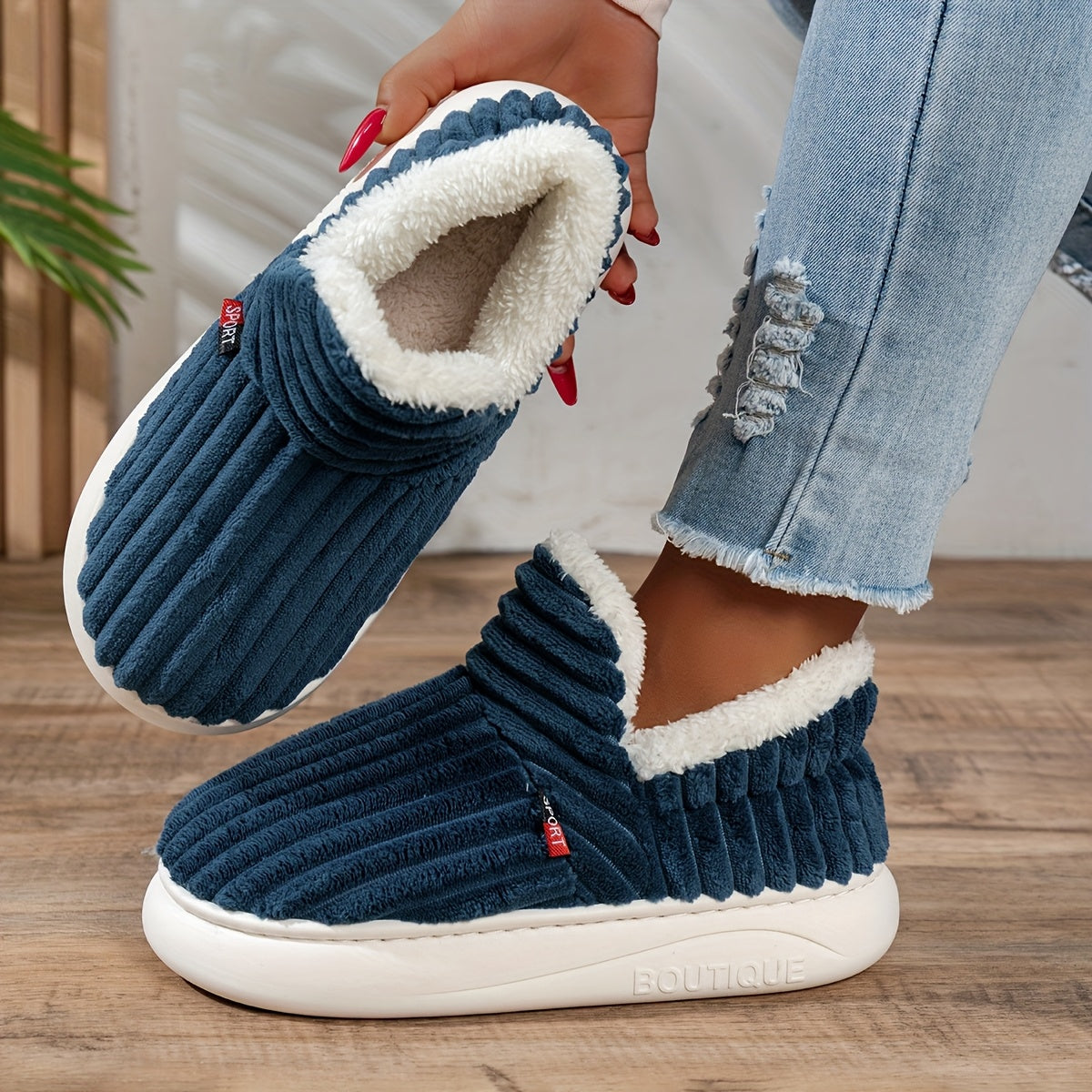 Emily | Soft-Lined House Slippers