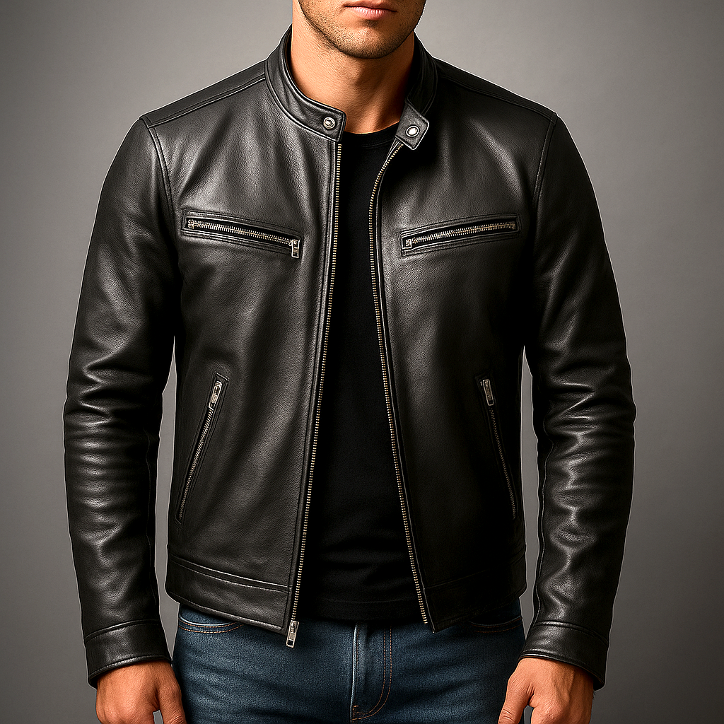The Hawthorne™ | Premium Vintage Leather Everyday Jacket