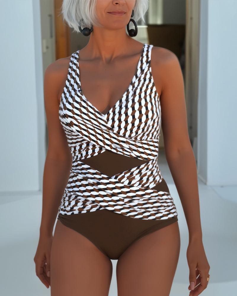 Klara - Swimsuit with Cross-over Design