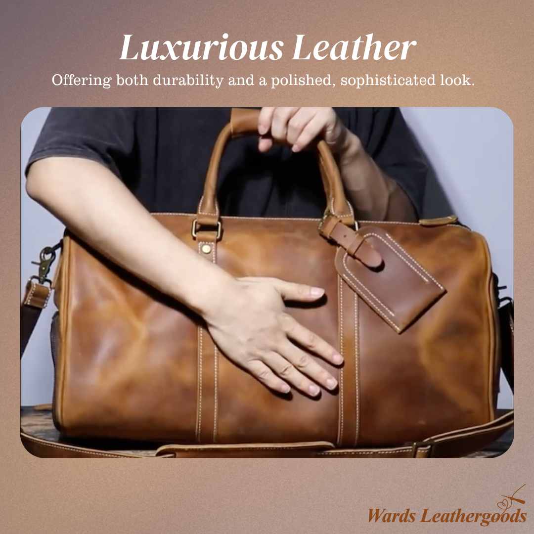 Easton | Full-Grain Leather Duffel for Travel and Weekends