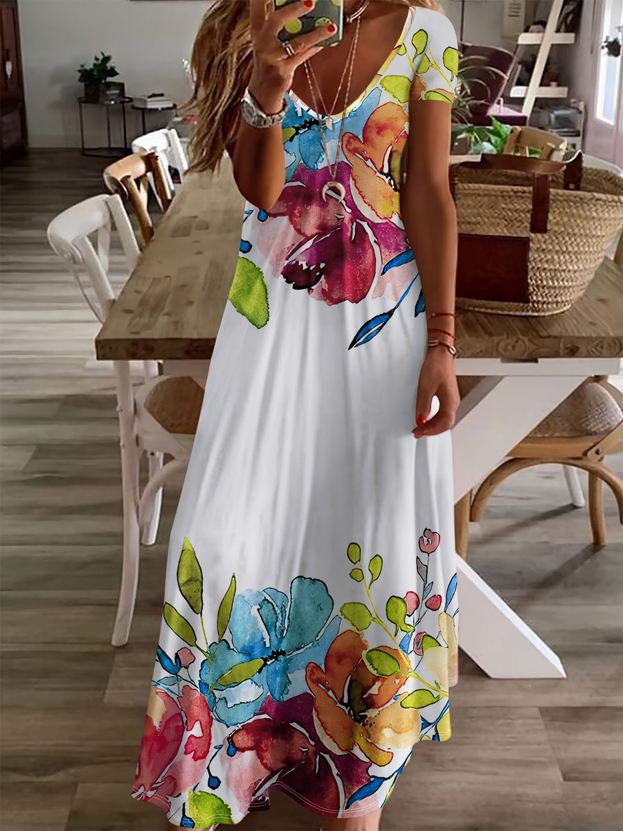 Joyce | Artistic Tummy-Flattering Dress