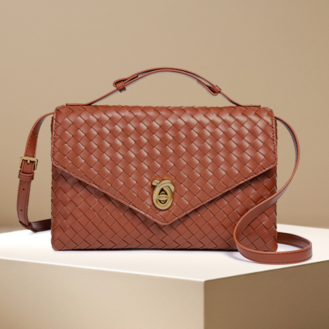 Velvet Crest Handbag