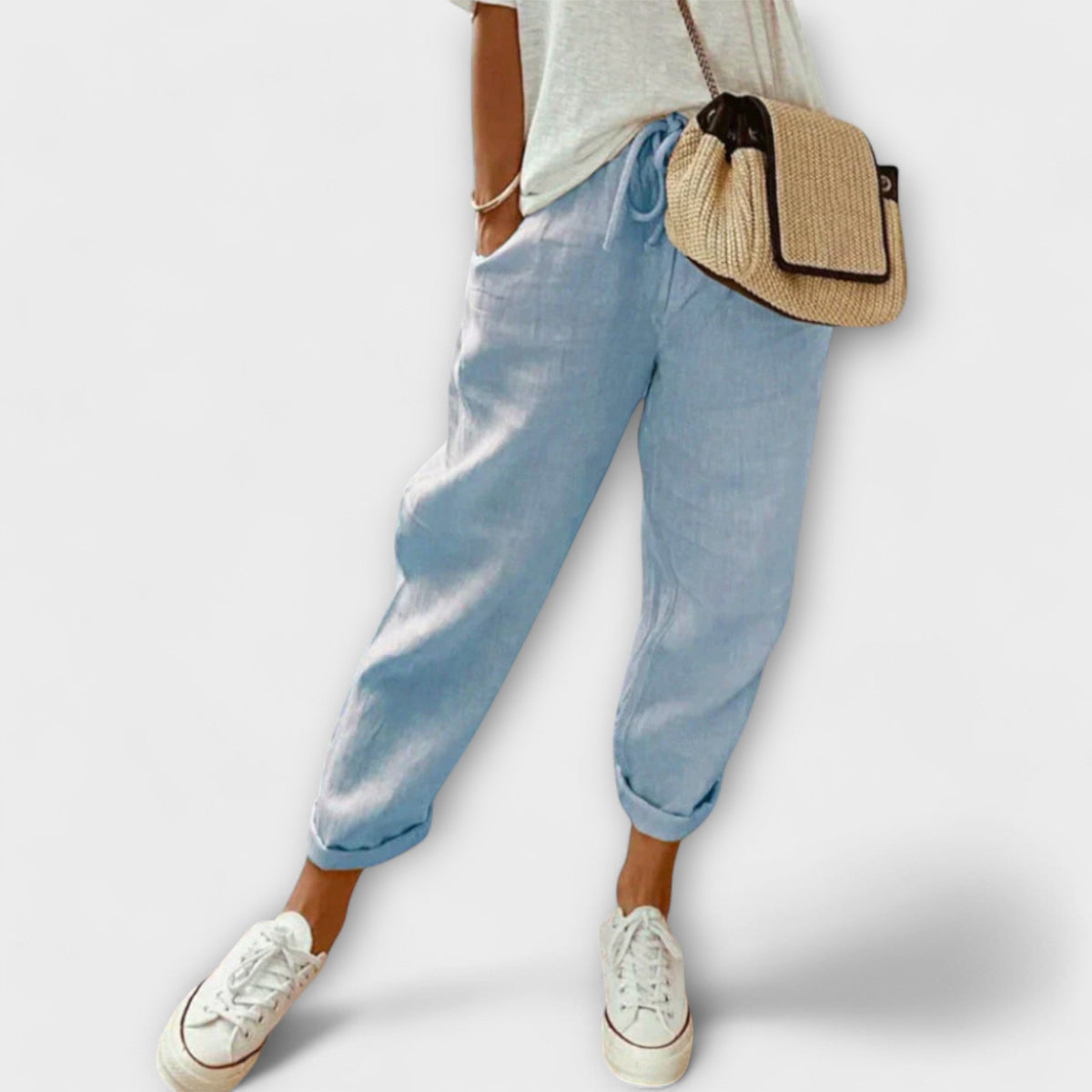Bibi – Stylish Linen Trousers