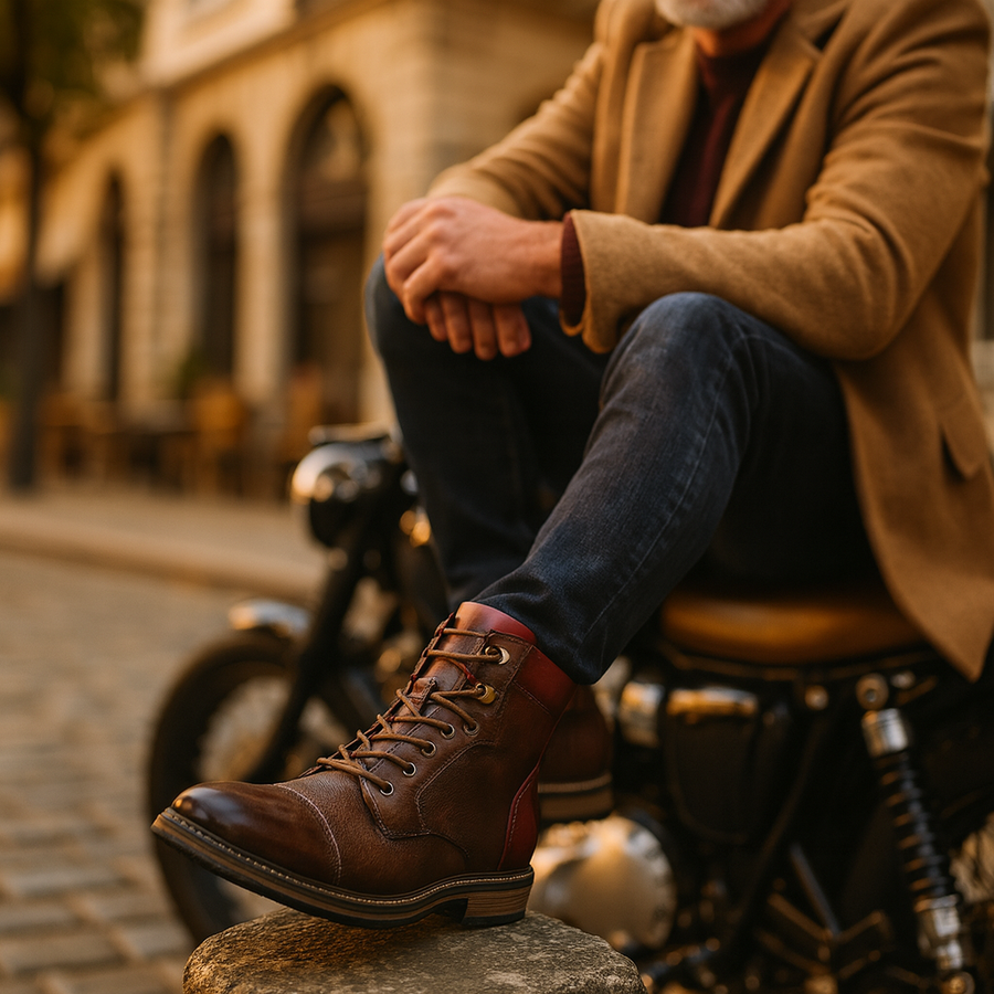 Augustin | Men's Leather Ankle Boots