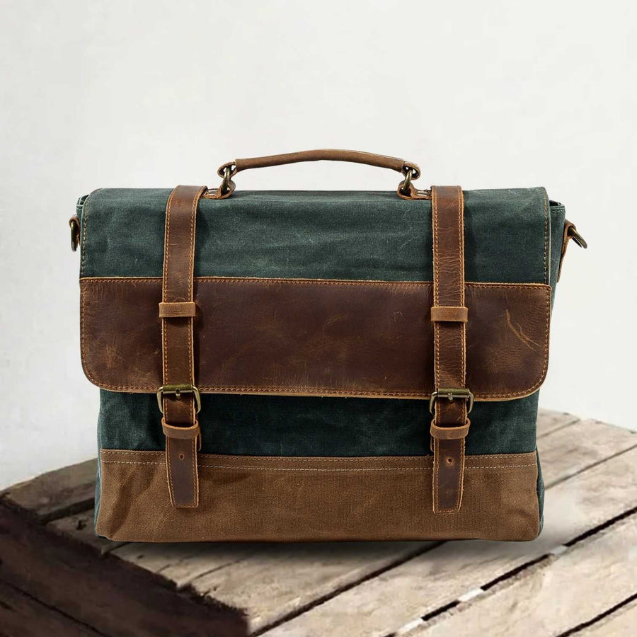 Jack | Waterproof Waxed Canvas Shoulder Bag