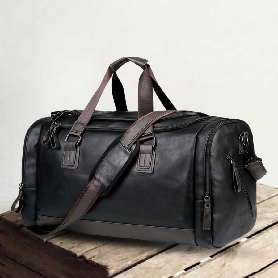Everett | Grote duffle bag voor reizen van Echt Leer