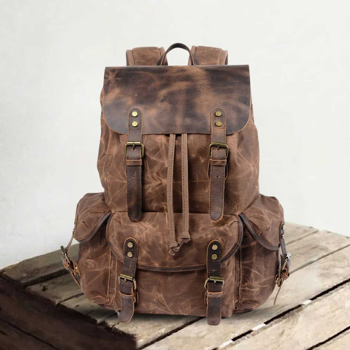 James | Vintage Canvas | Real Leather