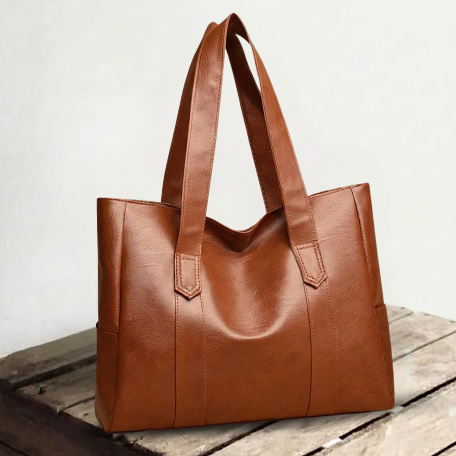 Martha | Solid Leather Handbag