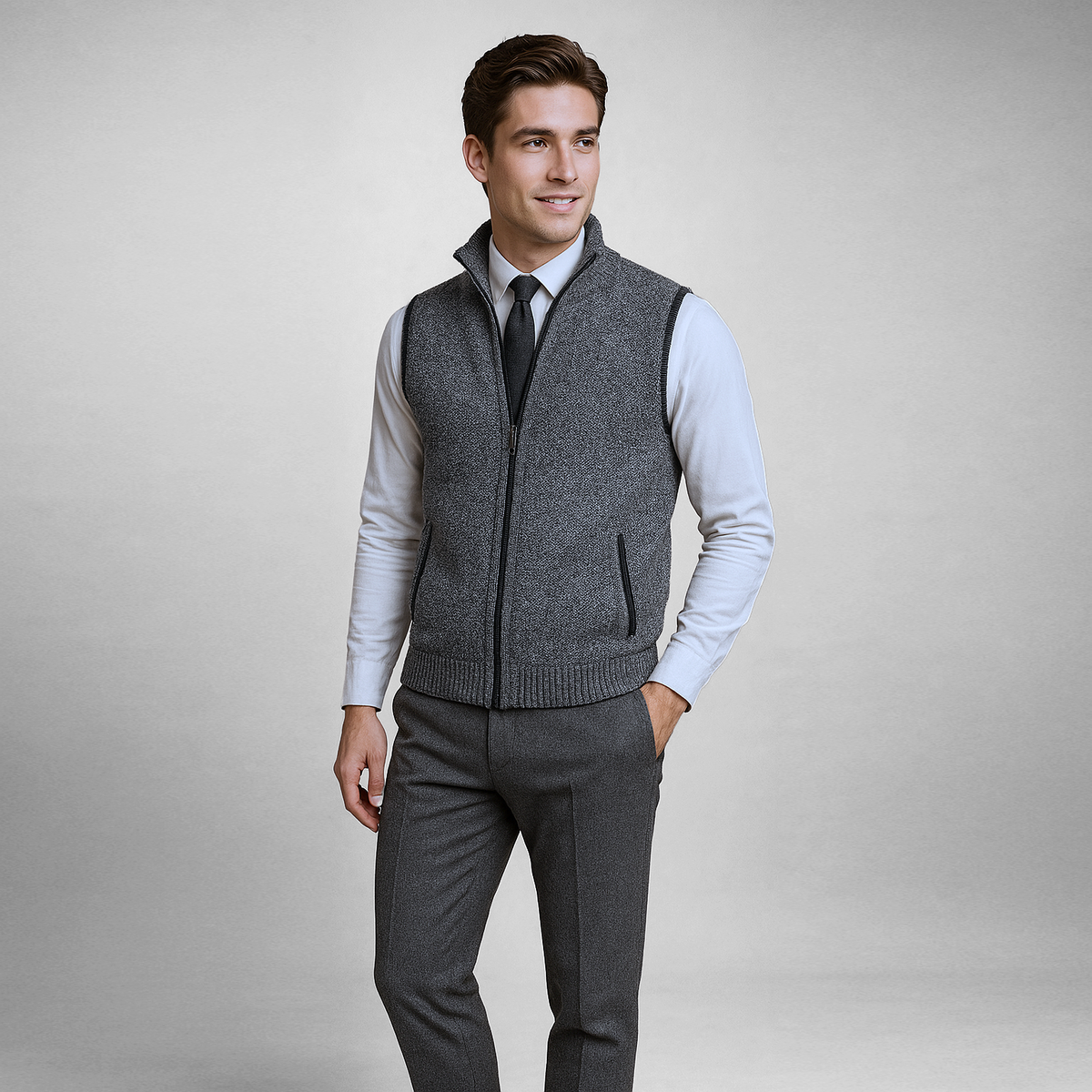 Harrison | Vest With Full Zip
