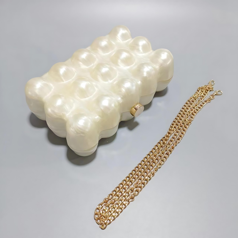Nadine Acrylic Clutch Bag