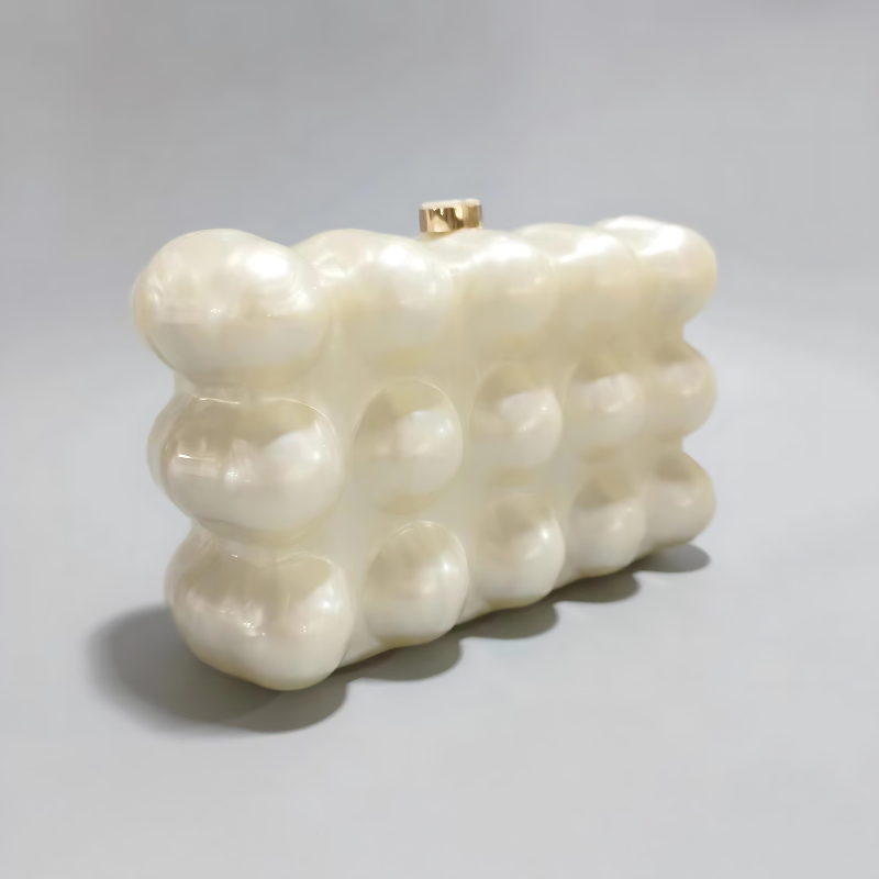 Nadine Acrylic Clutch Bag