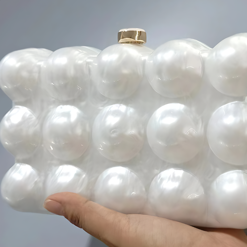 Nadine Acrylic Clutch Bag
