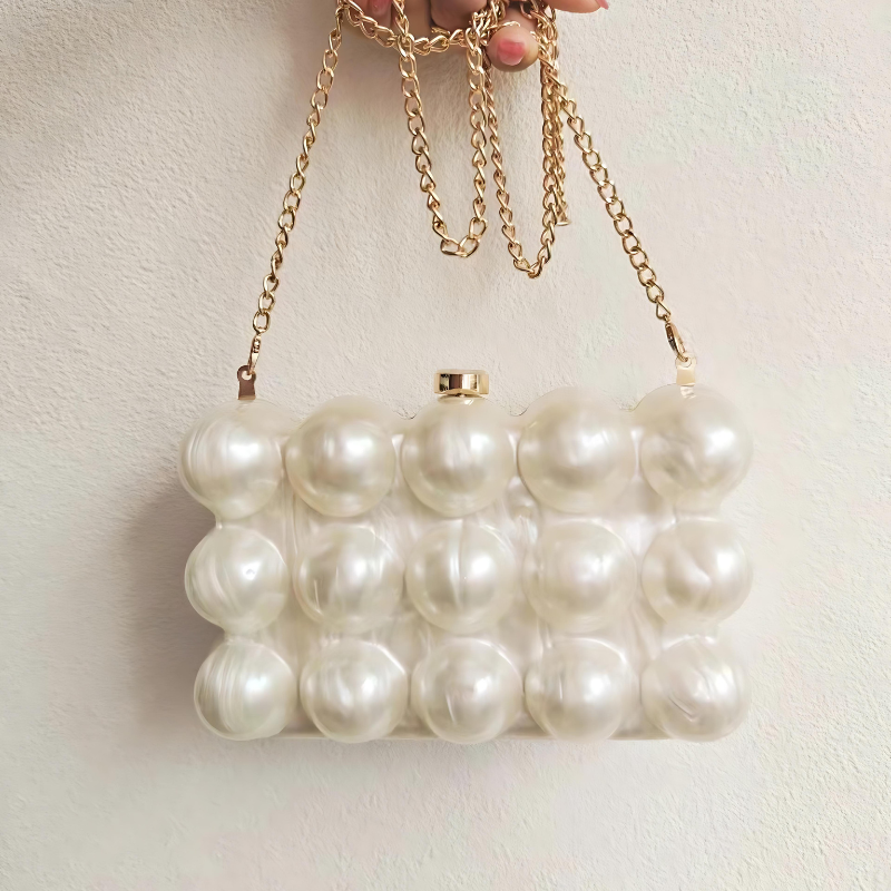 Nadine Acrylic Clutch Bag