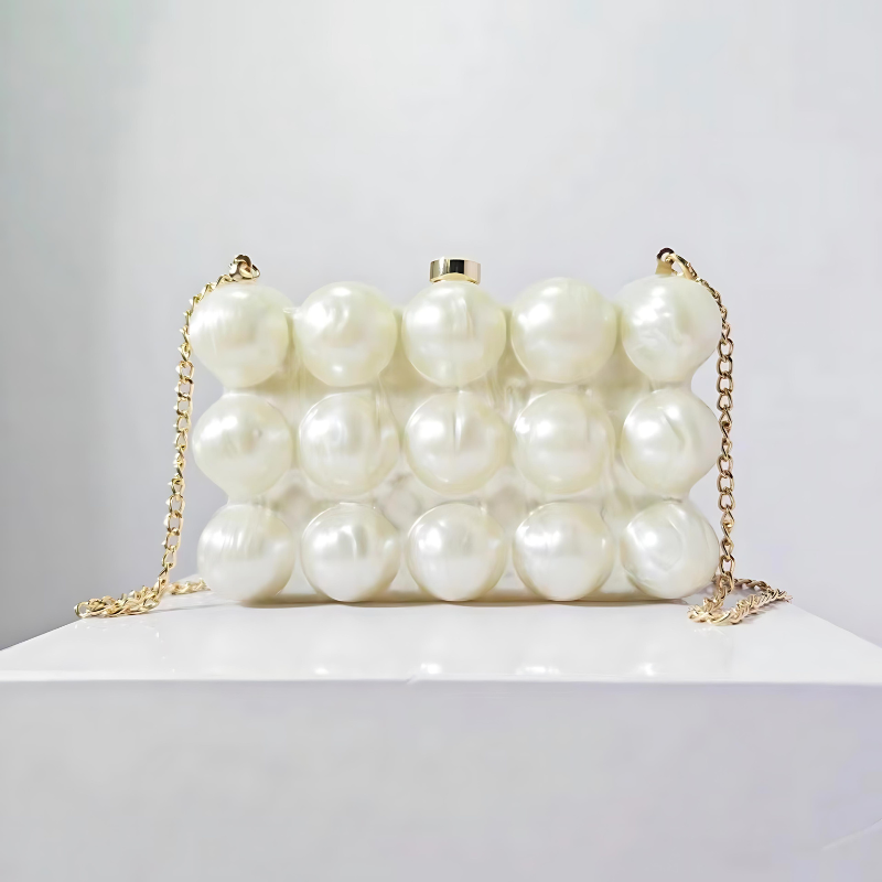 Nadine Acrylic Clutch Bag